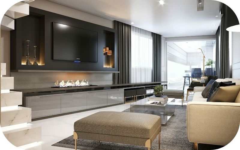 apartment interior design, modern interior